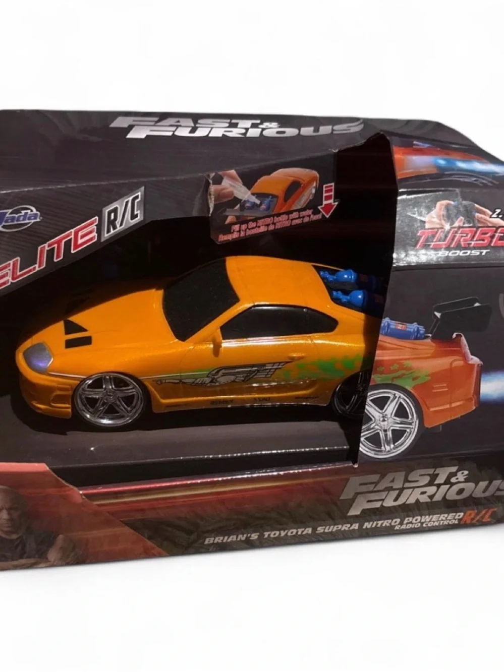 Fast & Furious Brian's Toyota Supra R/C Toy Car - Orange